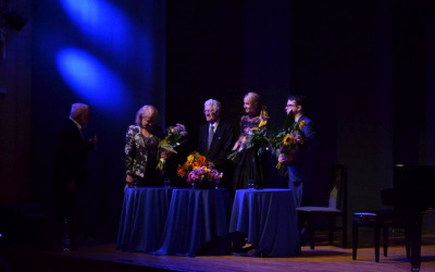 Prof. Andrzej Jasiński, Beata Bilińska, Zbigniew Raubo