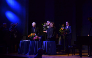 Prof. Andrzej Jasiński, Beata Bilińska, Zbigniew Raubo